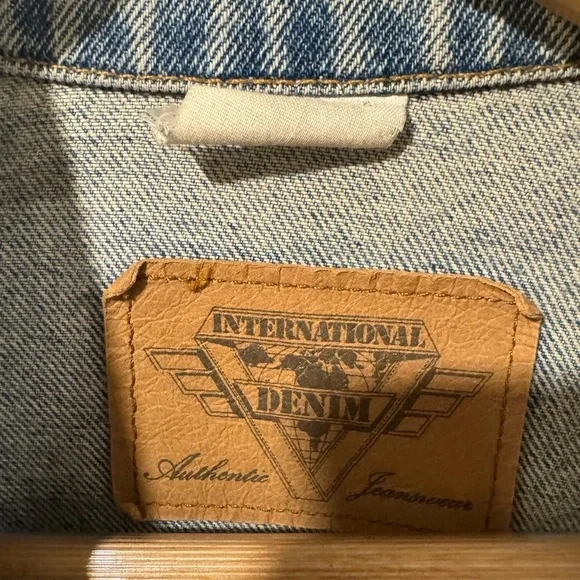 Vtg DURACELL LOVE ANIMAL Denim Jean Jacket - Picture 6 of 12